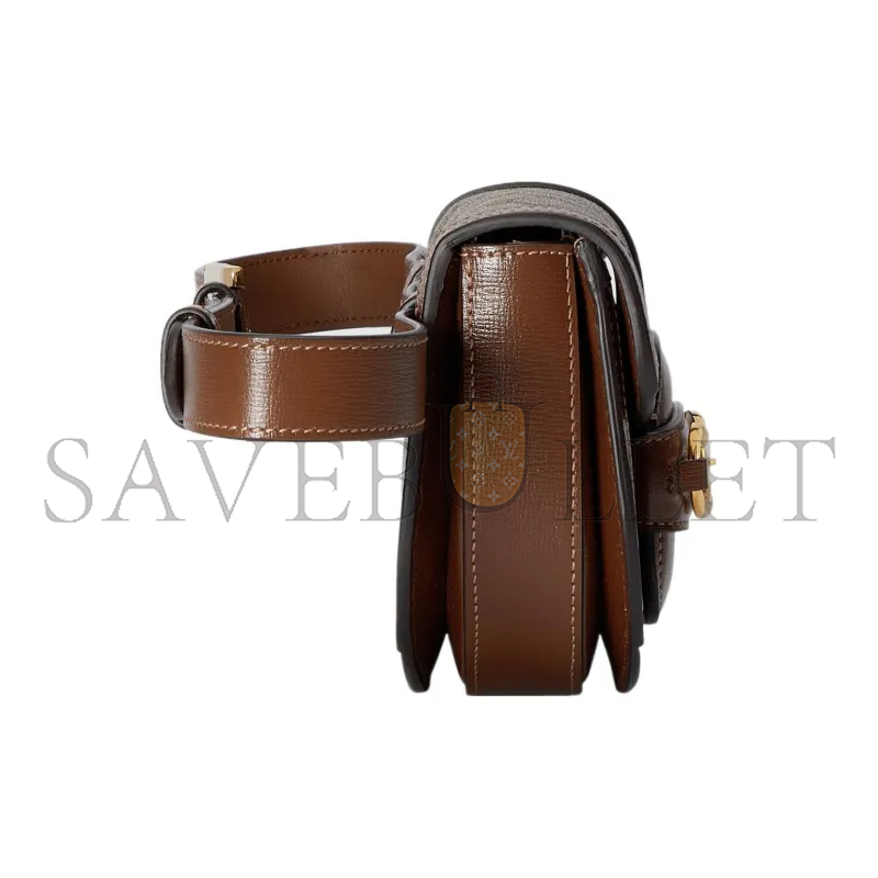 GUCCI HORSEBIT 1955 HALF CIRCLE WAIST BAG 760198 (16*13*6.5cm)